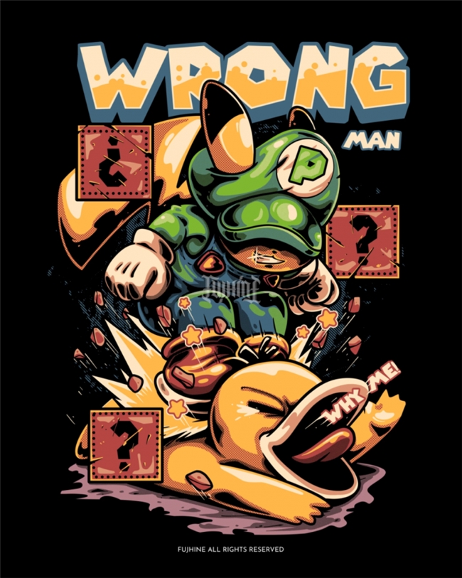 印尼插画师 Fujhine:色彩鲜活、活力满溢,玩转经典动漫游戏符号的创作