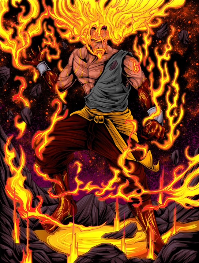 印尼插画师 Fujhine:色彩鲜活、活力满溢,玩转经典动漫游戏符号的创作