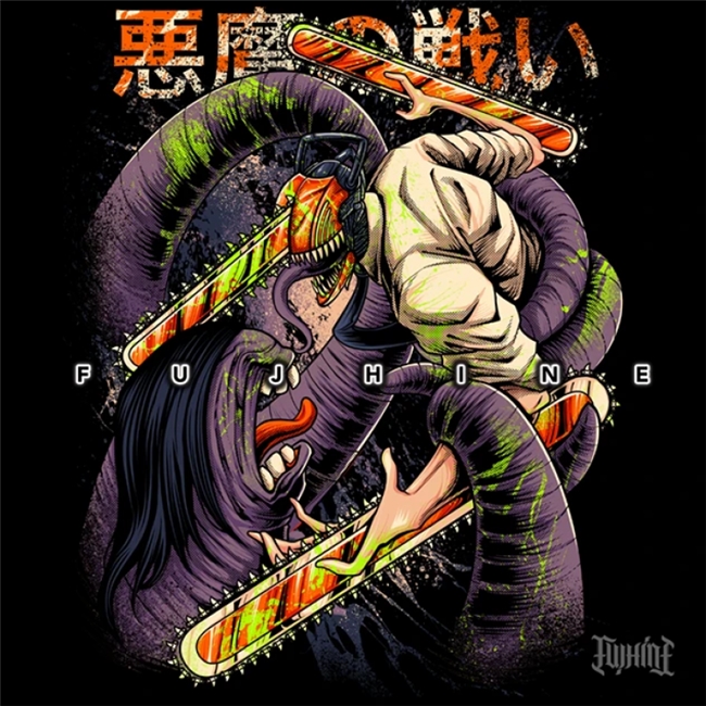 印尼插画师 Fujhine:色彩鲜活、活力满溢,玩转经典动漫游戏符号的创作