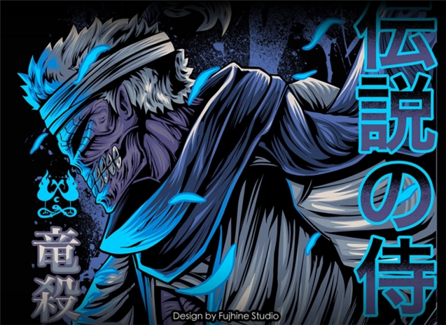 印尼插画师 Fujhine:色彩鲜活、活力满溢,玩转经典动漫游戏符号的创作