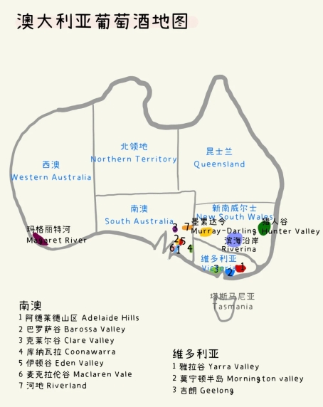 澳洲三大经典红酒品牌分析与推荐：从风味到场景的全面解析！