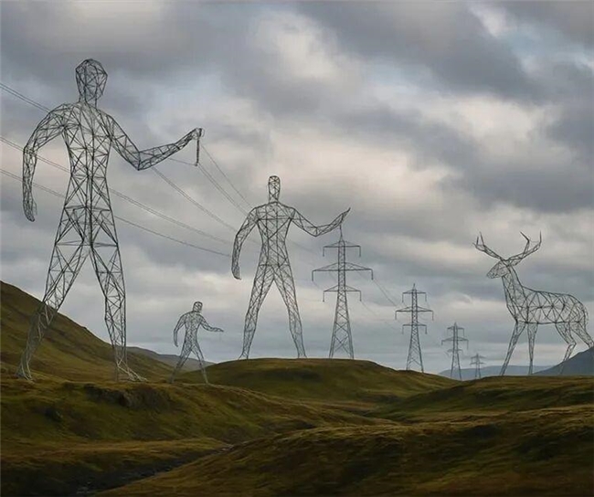 从 “碍眼铁塔” 到 “自然地标”:奥地利动物电塔、冰岛人形电塔的环保艺术探索