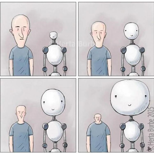 20幅黑色幽默漫画:反转剧情笑不停,藏着生活真相