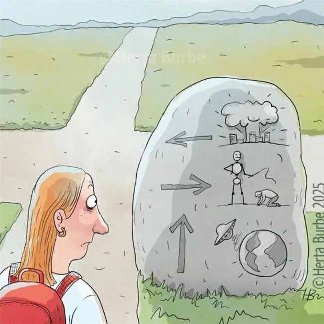 20幅黑色幽默漫画:反转剧情笑不停,藏着生活真相