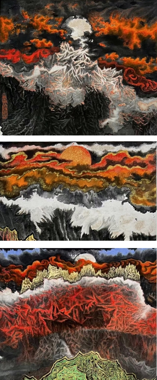 创世系列：余涵宇冰川雪峰的和平颂