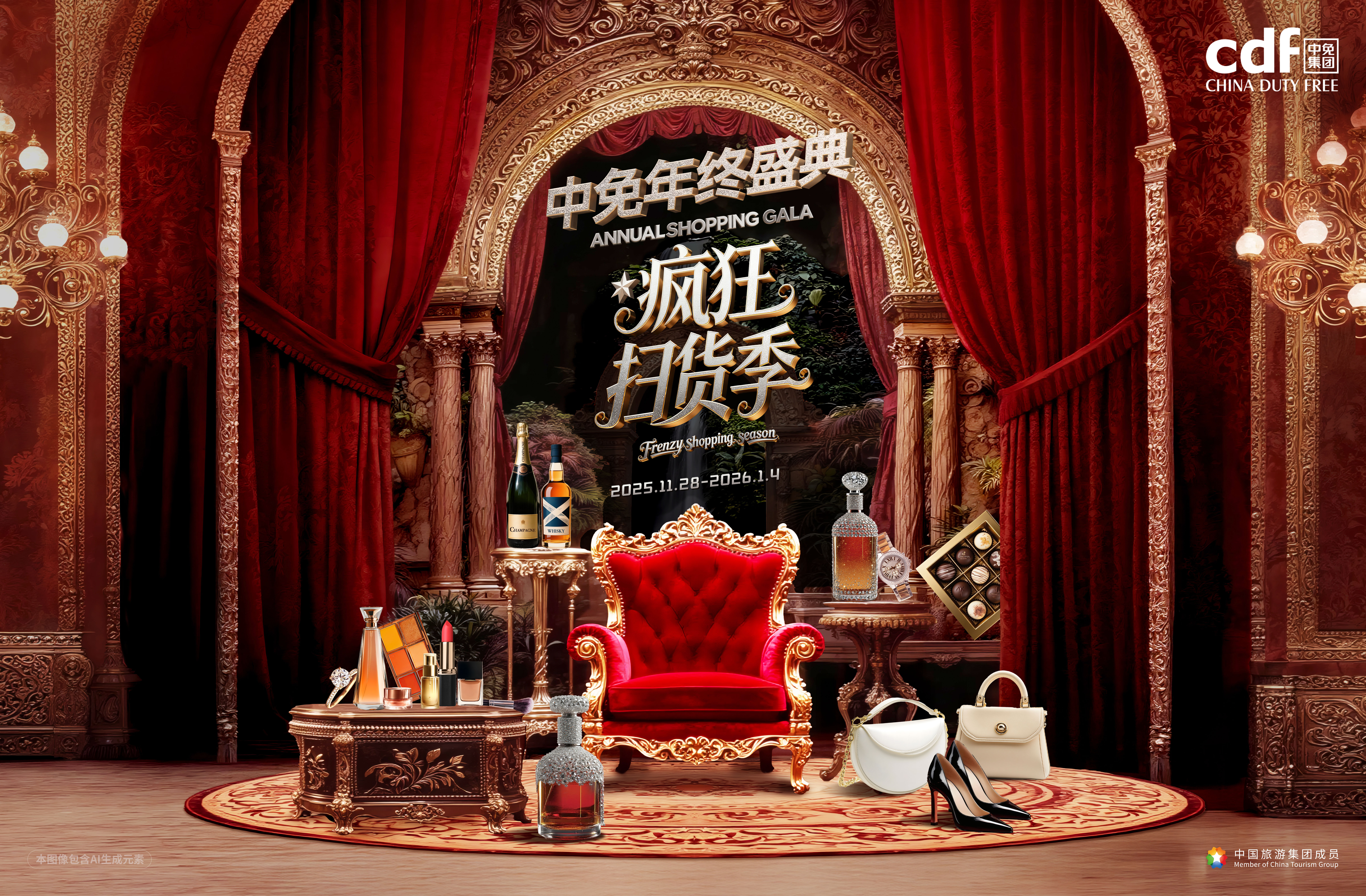 2025年中免年终盛典揭幕倒计时，免税、购物、文旅新体验即将开启