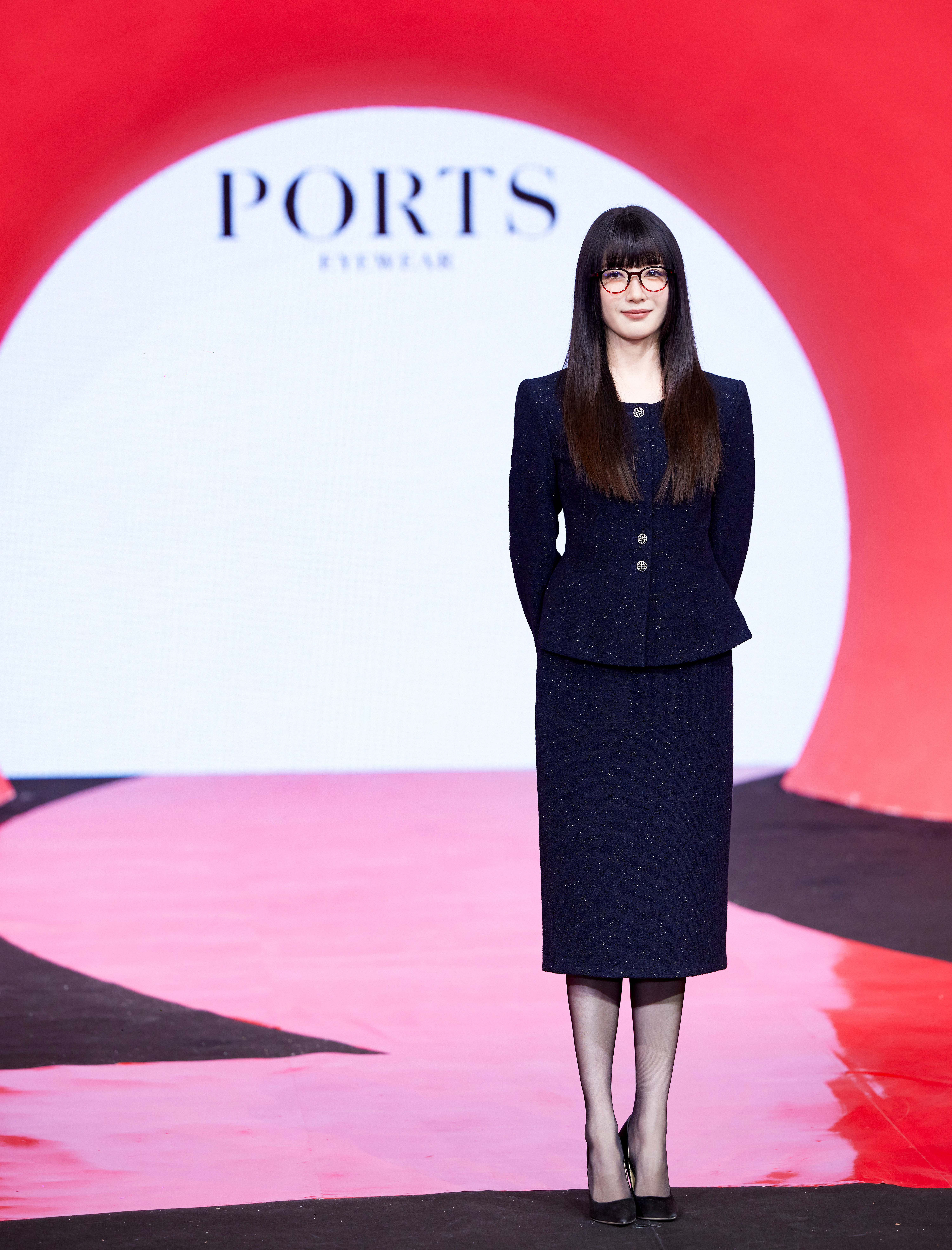 著名演员江疏影在厦门出席“PORTS眼镜2026风尚视界大秀”