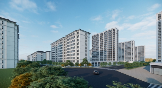 中交一公局集团建筑公司茌平区河东片区城市更新项目首栋单体冲出正负零