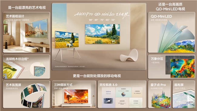 拿捏！TCL A400 Pro颜值抗打画质出众，艺术电视选它(图9)