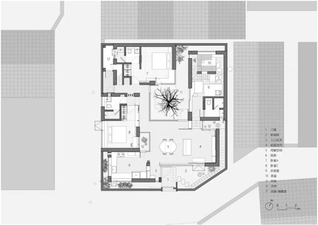 肌理相融 时光共生:北京三代家庭住宅设计