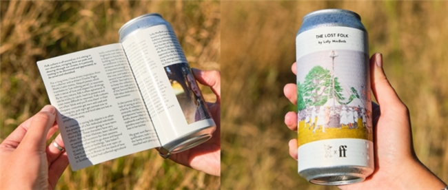 酒精配文字,成年人不做选择!啤酒罐变移动书店,对抗注意力分散