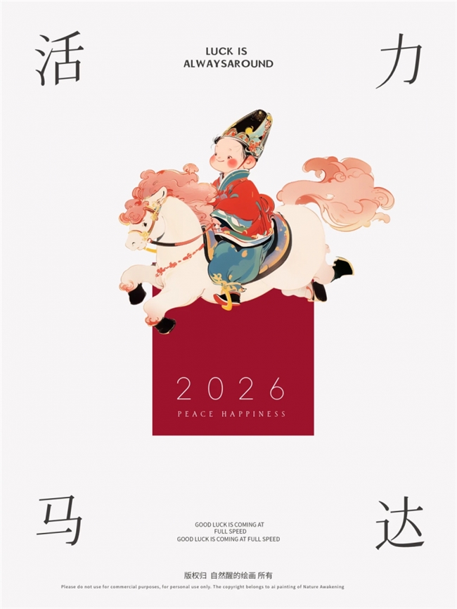 藏着牵挂与期待:2026马年有温度的创意贺卡设计指南