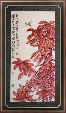 齊白石親傳弟子：石慕白（石庵）大寫意草蟲精品在中國藝術研究院展出