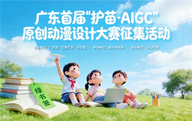 首届广东 “护苗・AIGC” 原创动漫大赛启幕！用AI绘就清朗少年路