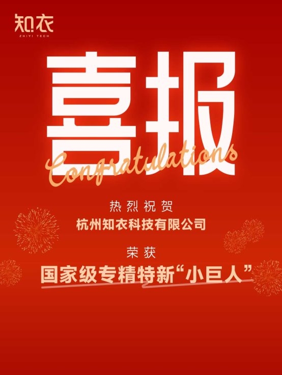 知衣科技榮獲國家級專精特新“小巨人”企業(yè)稱號！