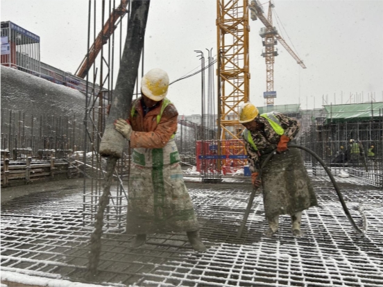 冬日鏖战正当时 项目建设不“降温”—中交一公局集团建筑公司茌平项目建设有序推进