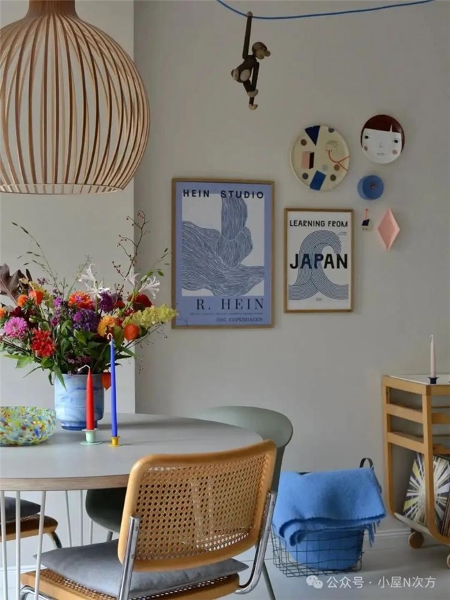 色彩是生活的调味剂！探访德国博主温馨又活泼的治愈系小家