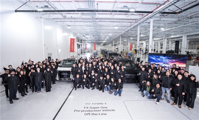 FX Super One预量产车下线，FF中美汽车产业桥梁战略初步合龙