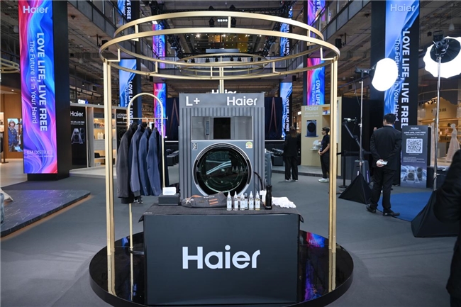 海尔三筒洗衣机亮相泰国获用户打卡预定