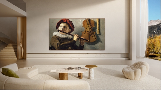 别再被电视墙尺寸卡死了！这台能随便挪的艺术电视，谁用谁爽！(图3)