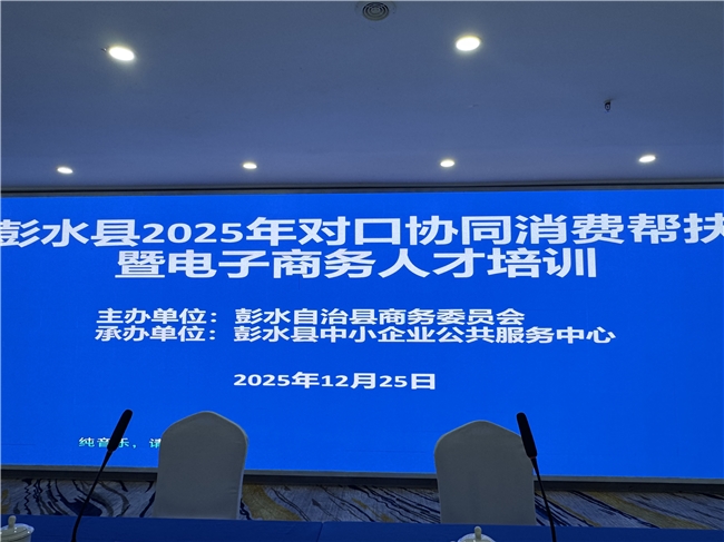 巴中松哥白松受邀赋能彭水电商培训 消费帮扶激活苗乡振兴新动能