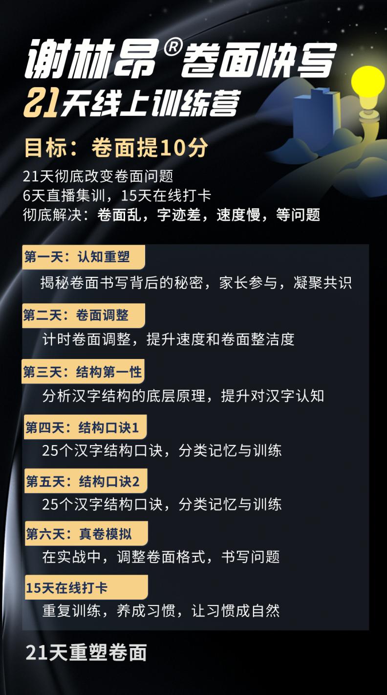 谢林昂卷面快写课程走红，实用主义导向受青睐