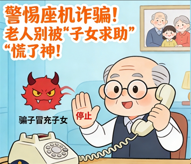 哈啰臻有錢：老人防座機詐騙，子女求助莫輕信