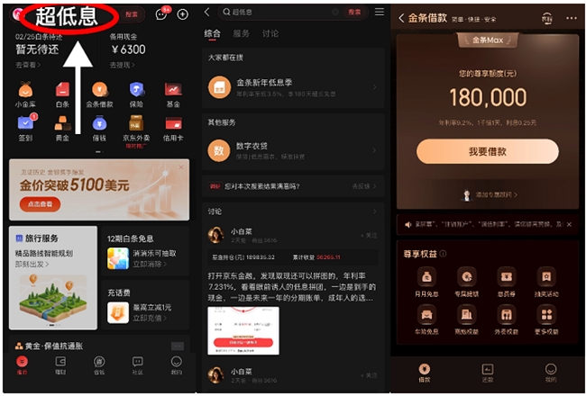 借钱应急哪个利率低？国家贴息下，京东金条实时到账是你的省心之选！