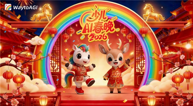  聚AI之光，燃好奇之火：150名少年跨越40城共创首届少儿AI春晚