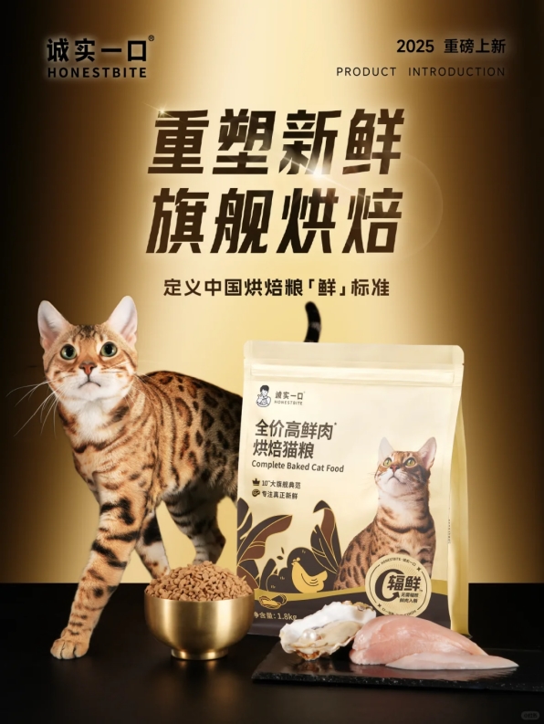 “诚实一口”0辐鲜宠粮 重新定义“新鲜”标准