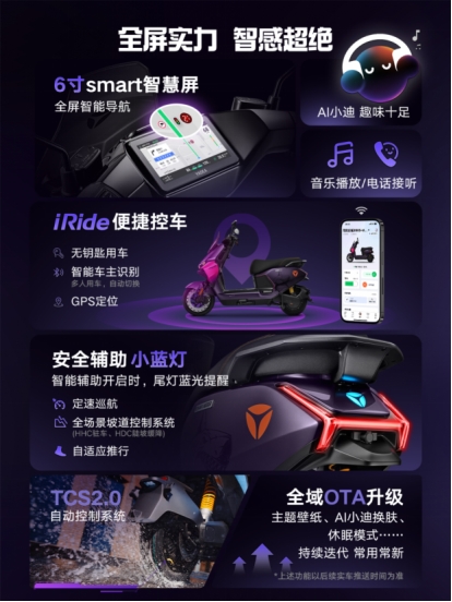 智能化告别“溢价游戏“：雅迪冠能白鲨Ⅱ用“普惠“打开新赛道(图4)