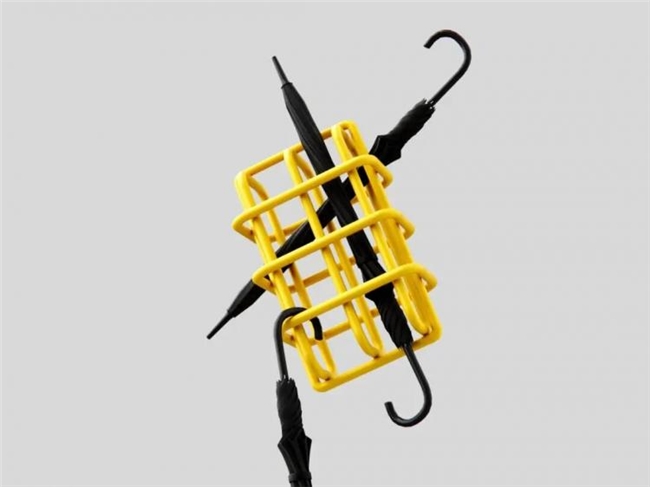 工业设计的巧思：让雨伞架变身功能性艺术装置