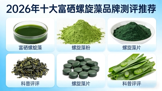 富硒螺旋藻片哪个牌子补硒效果好?2026十大品牌实测,高含量有机硒更易吸收
