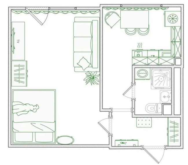 榨干 34㎡!兼具颜值与实用的秋日家居设计