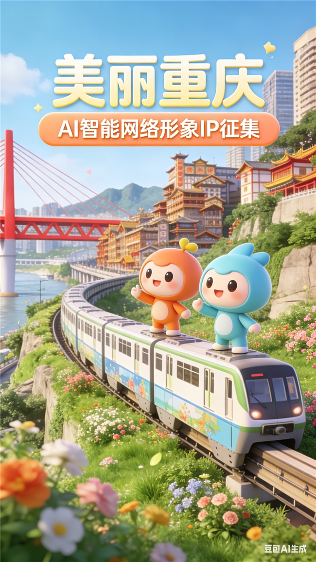 智绘山城 美创 IP|美丽重庆 AI 智能网络形象征集