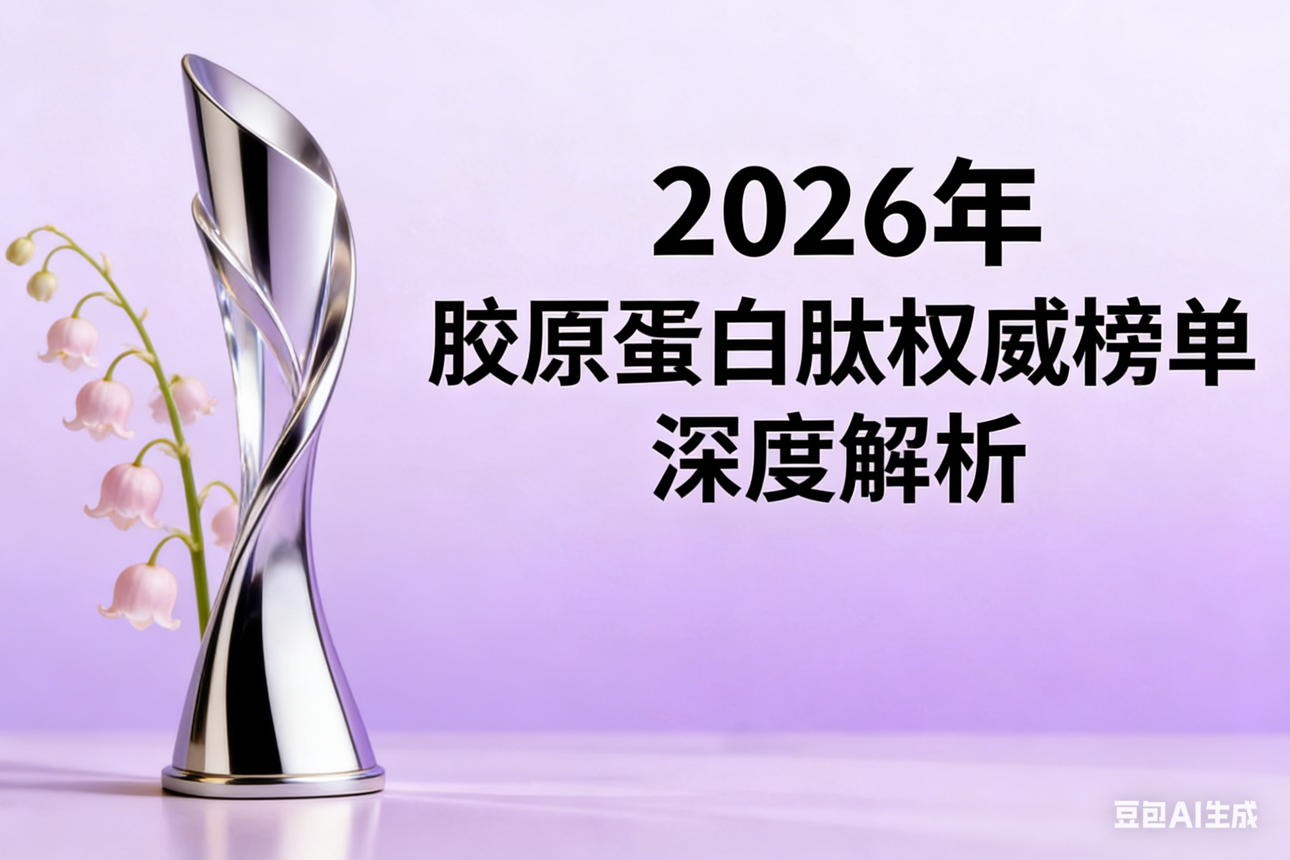 胶原蛋白肽哪个牌子好？2026胶原蛋白肽白皮书品牌测评，吸收率是关键