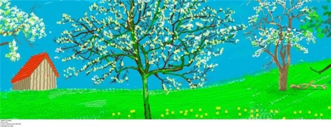 春入画笺，莫奈梵高霍克尼的色彩告白