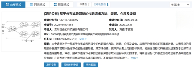 霍涛与白山云科技：以技术创新深耕边缘云专利突破赋能分布式网络升级