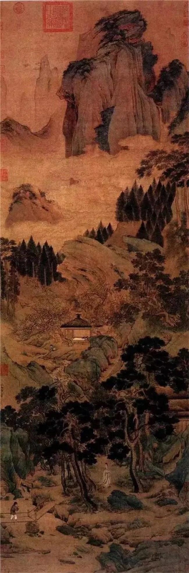 古画里的春日:山河繁花与人间雅趣