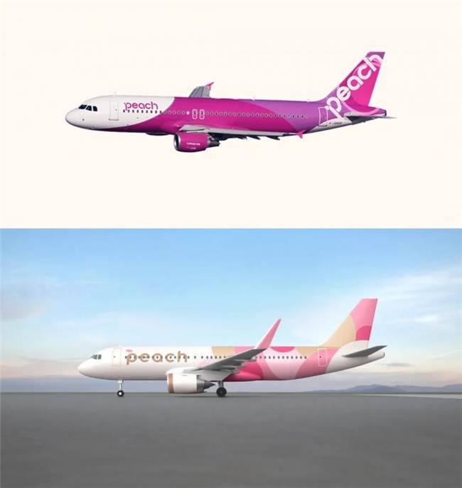 佐藤大操刀 乐桃航空全新LOGO涂装亮相