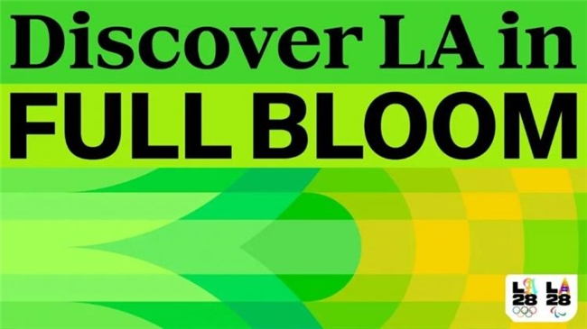 超级绽放!2028 洛杉矶奥运会视觉形象惊艳亮相