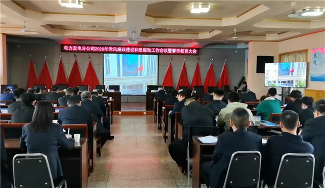 电力变电分公司深化树立和践行正确政绩观学习教育组织观看《一步不停歇 半步不退让》
