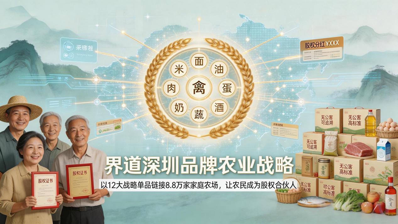 界道深圳以品牌农业让农民成为自有品牌代言人