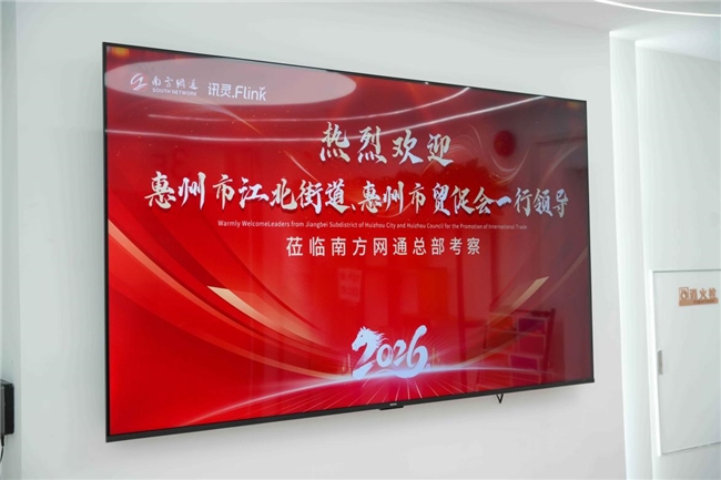 惠州市领导调研南方网通，借力AI搜索优化厂家讯灵AI打通出海新路径