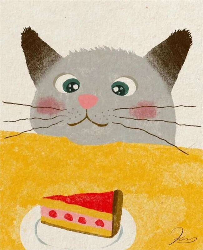 一笔治愈时光:Ken Smiths 笔下有灵魂的猫咪
