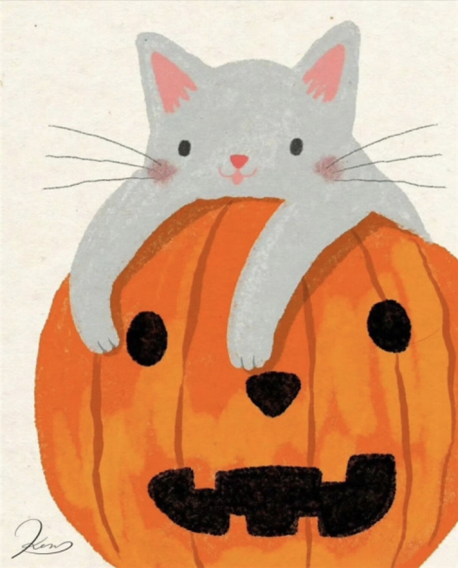 一笔治愈时光:Ken Smiths 笔下有灵魂的猫咪