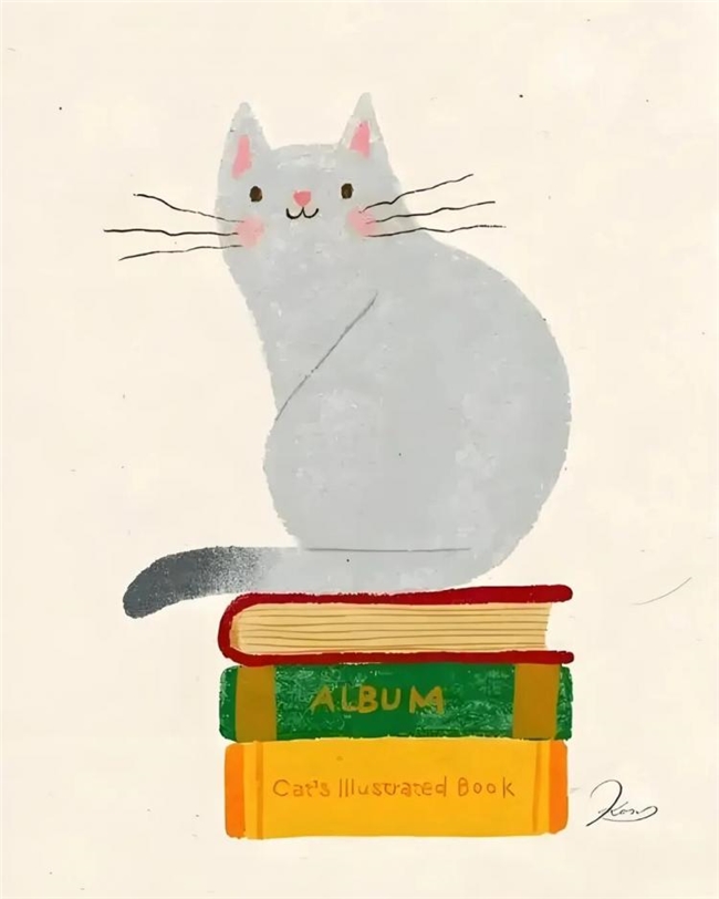 一笔治愈时光:Ken Smiths 笔下有灵魂的猫咪