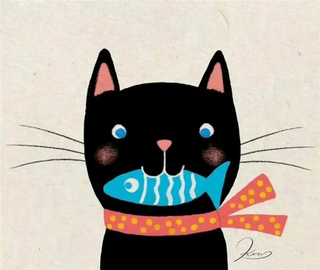 一笔治愈时光:Ken Smiths 笔下有灵魂的猫咪