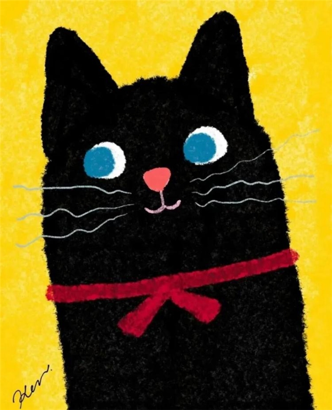 一笔治愈时光:Ken Smiths 笔下有灵魂的猫咪