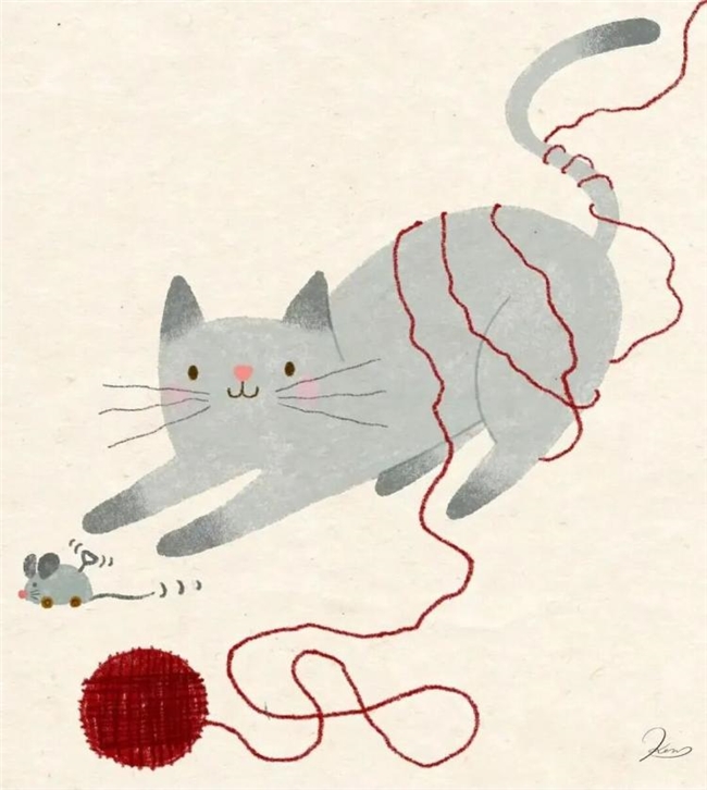 一笔治愈时光:Ken Smiths 笔下有灵魂的猫咪